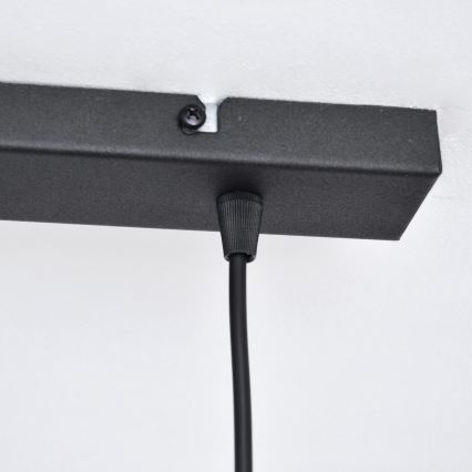 LED Lustr na lanku VOLTA 2xE27/15W/230V černá/rose gold