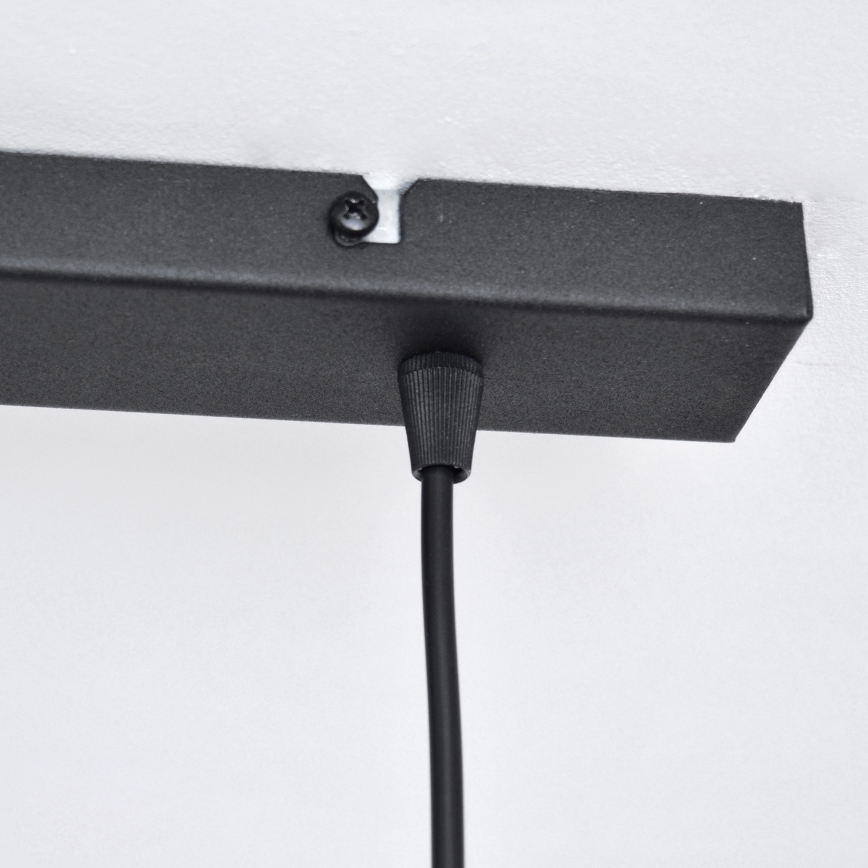 LED Lustr na lanku VOLTA 2xE27/15W/230V černá/rose gold