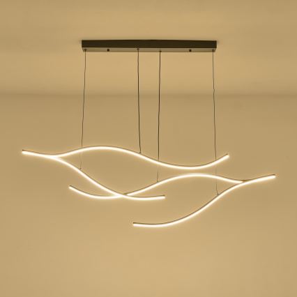 LED Lustr na lanku WAVES LED/30W/230V 3000K