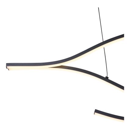 LED Lustr na lanku WAVES LED/30W/230V 3000K