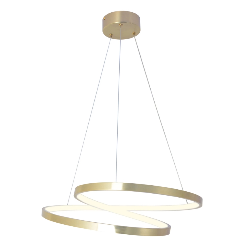 LED Lustr na lanku ZEFIRA LED/40W/230V 4000K pr. 50 cm zlatá