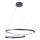 LED Lustr na lanku ZEFIRA LED/52W/230V 4000K pr. 60 cm antracit