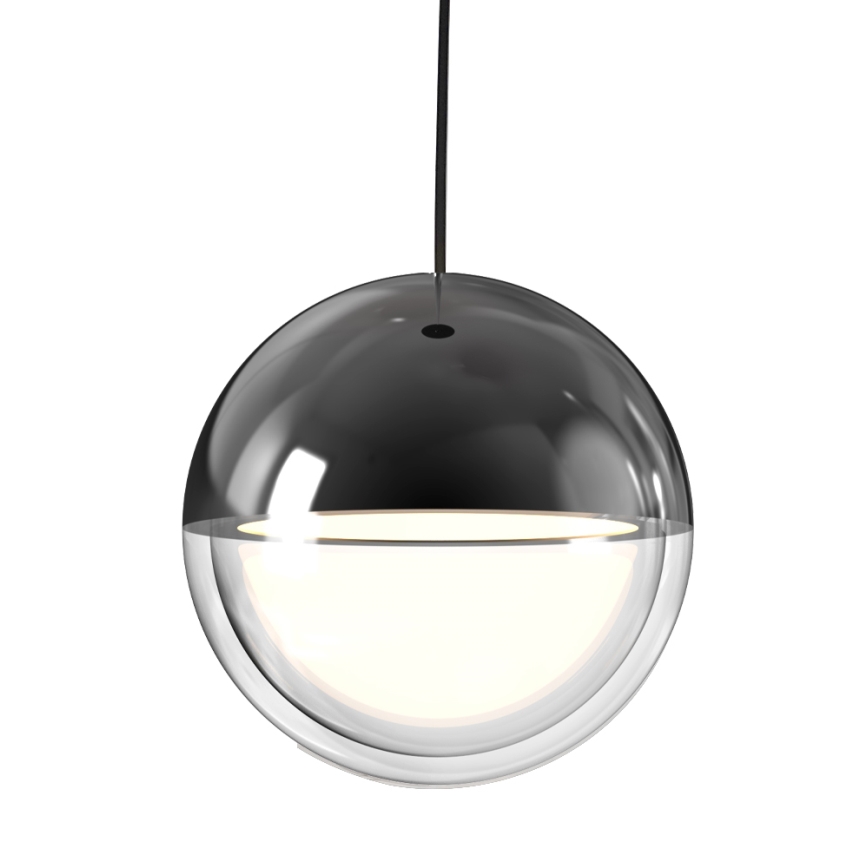 LED Lustr na lanku ZIREA LED/7W/230V černá