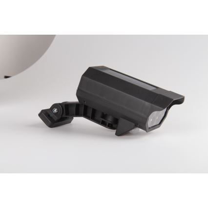 LED Maketa bezpečnostní kamery se senzorem a se solárním panelem LED/5W/5,5V 800 mAh IP65 + dálkové ovládání