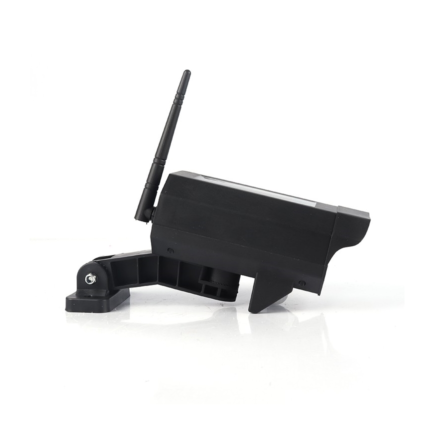 LED Maketa bezpečnostní kamery se senzorem a se solárním panelem LED/5W/5,5V 800 mAh IP65 + dálkové ovládání