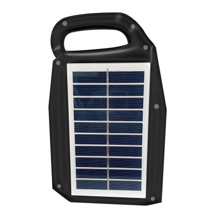 LED Multifunkční solární lampa s reproduktorem a powerbankou LED/5W/7200 mAh IP65