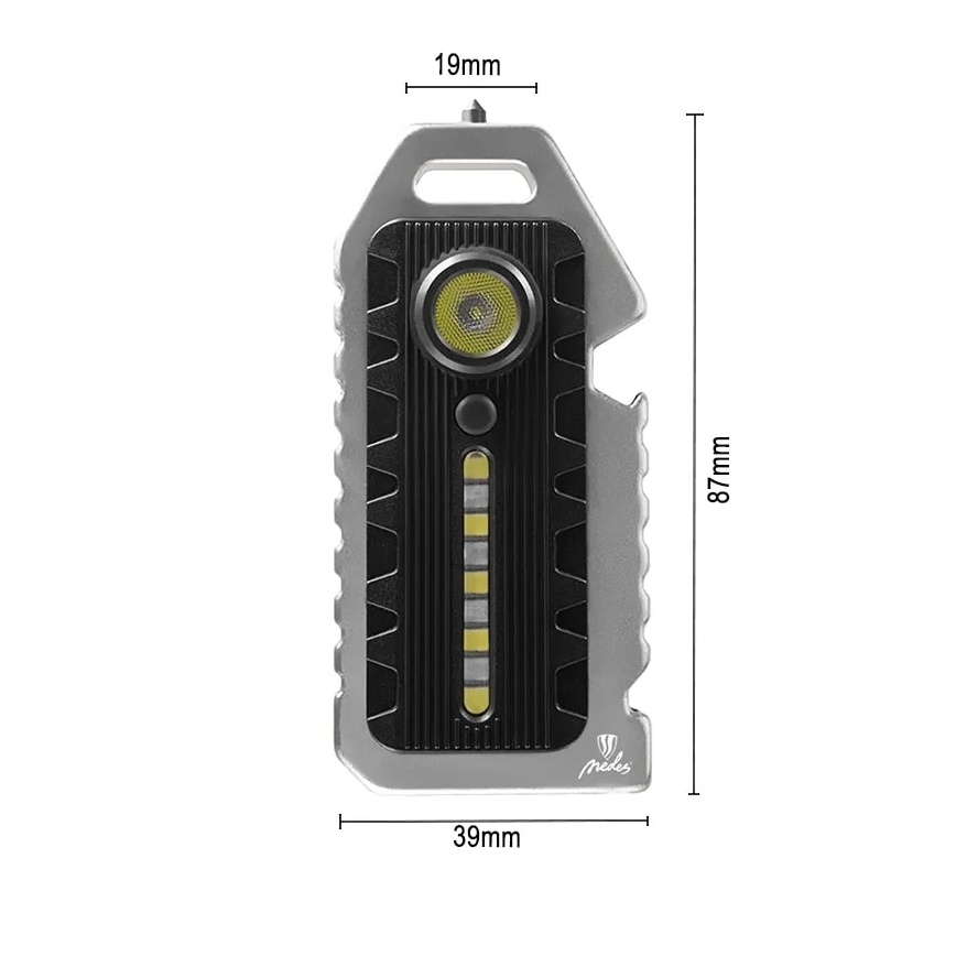 LED Multifunkční stmívatelná nabíjecí svítilna LED/1W/5V IP44 400 mAh 50 lm