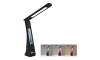 LED Multifunkční stmívatelná stolní lampa s displejem LED/5W/USB černá