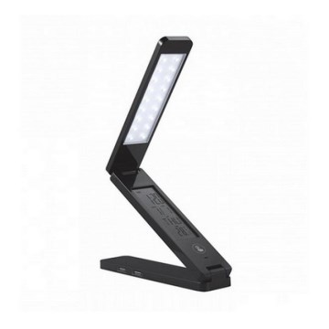 LED Multifunkční stolní lampa USB LED/1,5W/USB černá 800 mA