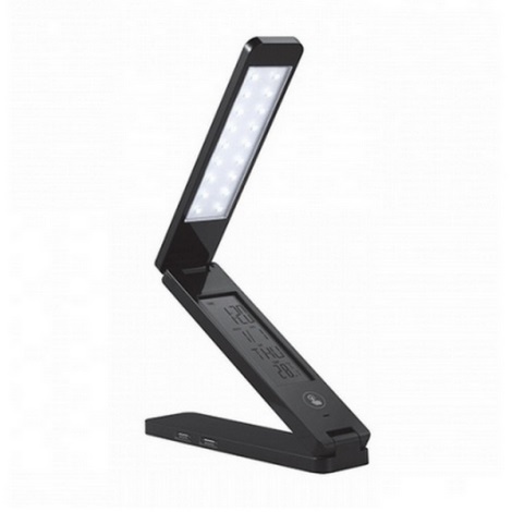 LED Multifunkční stolní lampa USB LED/1,5W/USB černá 800 mA