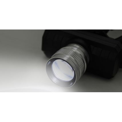 LED Nabíjecí čelovka LED/3W/3,7V 1200 mAh černá