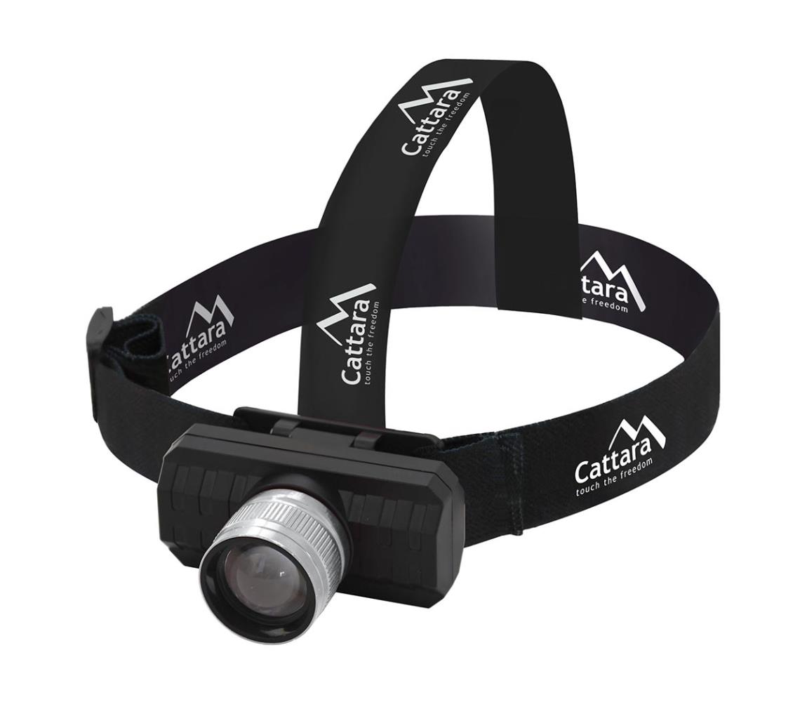 Compass LED Nabíjecí čelovka LED/3W/3,7V černá CP0045