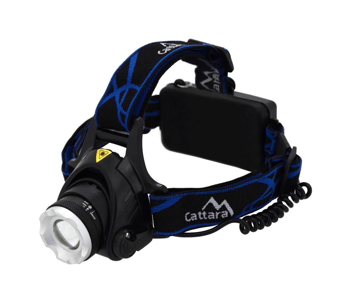 Compass LED Nabíjecí čelovka LED/6W/7,4V IP44 černá/modrá CP0041