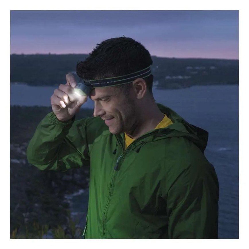 LED Nabíjecí čelovka LED/USB 1600 mAh IPX6