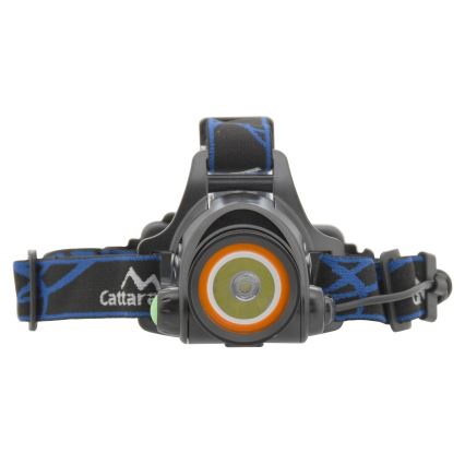 LED Nabíjecí čelovka s červeným světlem LED/10W/7,4V IP44 černá/modrá