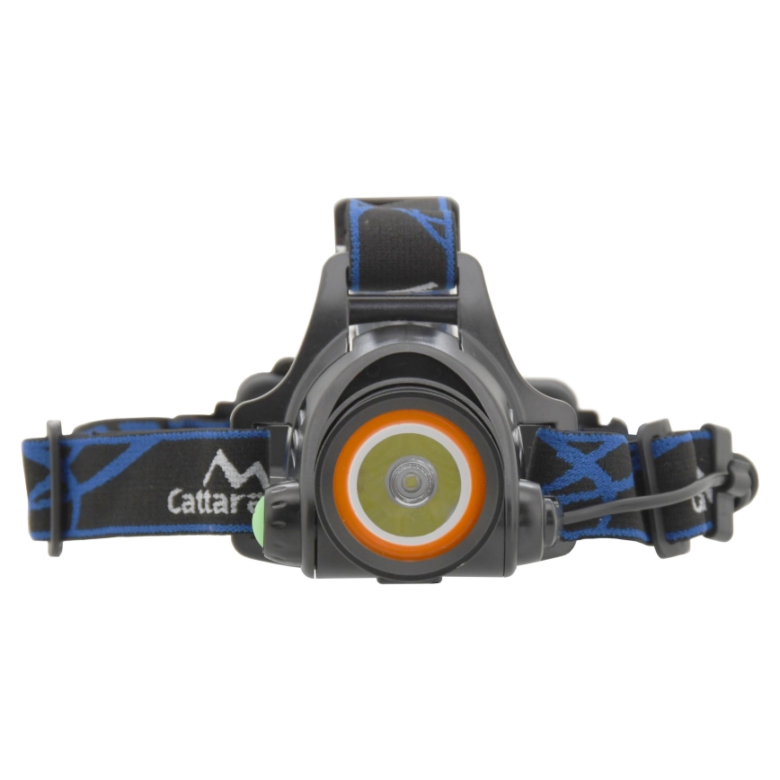 LED Nabíjecí čelovka s červeným světlem LED/10W/7,4V IP44 černá/modrá
