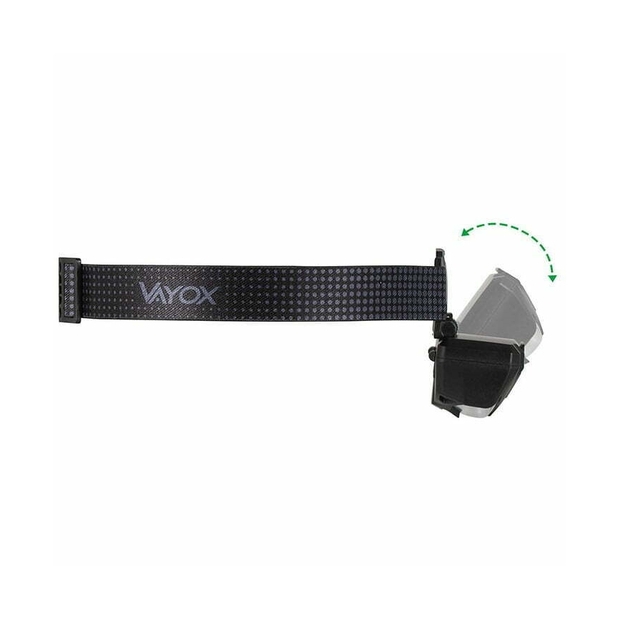 LED Stmívatelná nabíjecí čelovka se senzorem a červeným světlem 2xLED/5W/5V/3xAAA IP65 500 lm 1200 mAh
