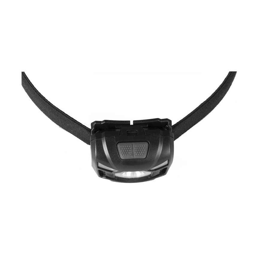 LED Stmívatelná nabíjecí čelovka se senzorem a červeným světlem LED/3W/5V IP66 100 lm 1200 mAh