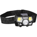 LED Nabíjecí čelovka se senzorem LED/3W/900 mAh IP44 černá