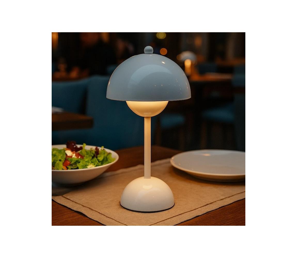 LED Nabíjecí dotyková stolní lampa COSTA LED/3W/5V 2400 mAh 3000-6000K bílá ML2270 – Alasans