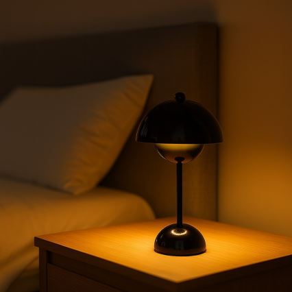 LED Nabíjecí dotyková stolní lampa COSTA LED/3W/5V 2400 mAh 3000-6000K černá