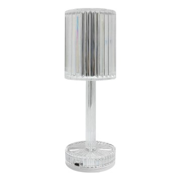 LED Nabíjecí dotyková stolní lampa SIMPLE LED/1W/5V 2400 mAh 3000-6000K čirá