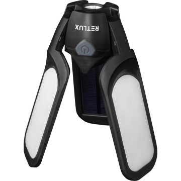 LED Nabíjecí kempingová svítilna se solárním panelem LED/3W/1600 mAh IPX4
