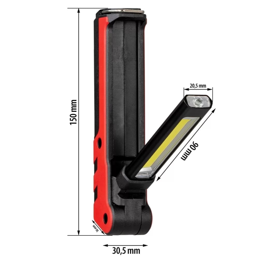 LED Nabíjecí pracovní svítilna LED/5W/5V IPX2 360 lm 2000 mAh