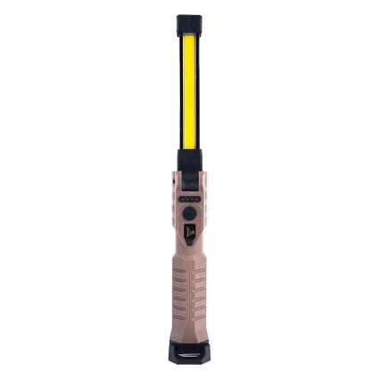 LED Stmívatelná nabíjecí pracovní svítilna s funkcí powerbanky LED/4W/5V IPX4 600 lm 2000 mAh