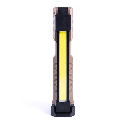 LED Stmívatelná nabíjecí pracovní svítilna s funkcí powerbanky LED/4W/5V IPX4 600 lm 2000 mAh