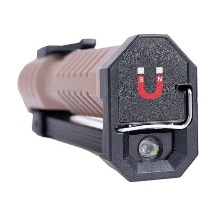 LED Stmívatelná nabíjecí pracovní svítilna s funkcí powerbanky LED/4W/5V IPX4 600 lm 2000 mAh