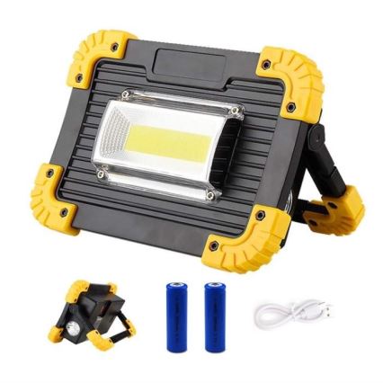 LED Nabíjecí reflektor LED/10W/4000 mAh 3xAA