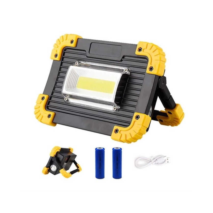 LED Nabíjecí reflektor LED/10W/4000 mAh 3xAA