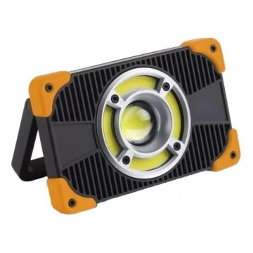 LED Nabíjecí reflektor s reproduktorem LED/10W/5V USB 6500K IP44 2000 mAh