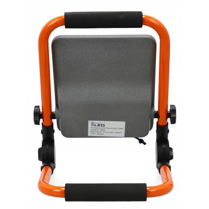 LED Nabíjecí reflektor se stojanem LED/30W/3,2V 4500K 5000 mAh IP65 oranžová