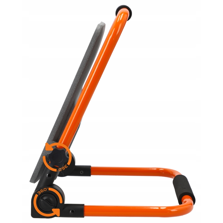 LED Nabíjecí reflektor se stojanem LED/50W/3,2V 4500K 10000 mAh IP65 oranžová