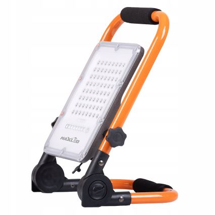 LED Stmívatelný nabíjecí reflektor se stojanem LED/50W/3,2V 4500K 5000 mAh IP65 oranžová