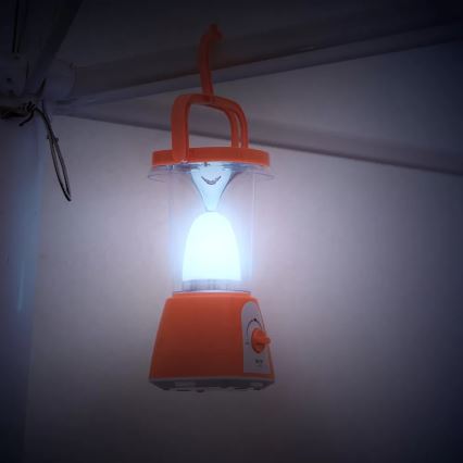 LED Stmívatelná nabíjecí solární lampa s funkcí powerbanky LED/230V 710 lm 1600 mAh