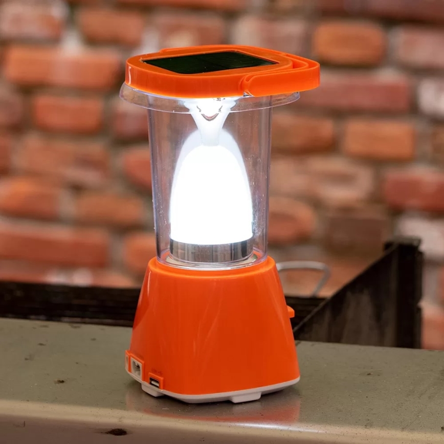 LED Stmívatelná nabíjecí solární lampa s funkcí powerbanky LED/230V 710 lm 1600 mAh
