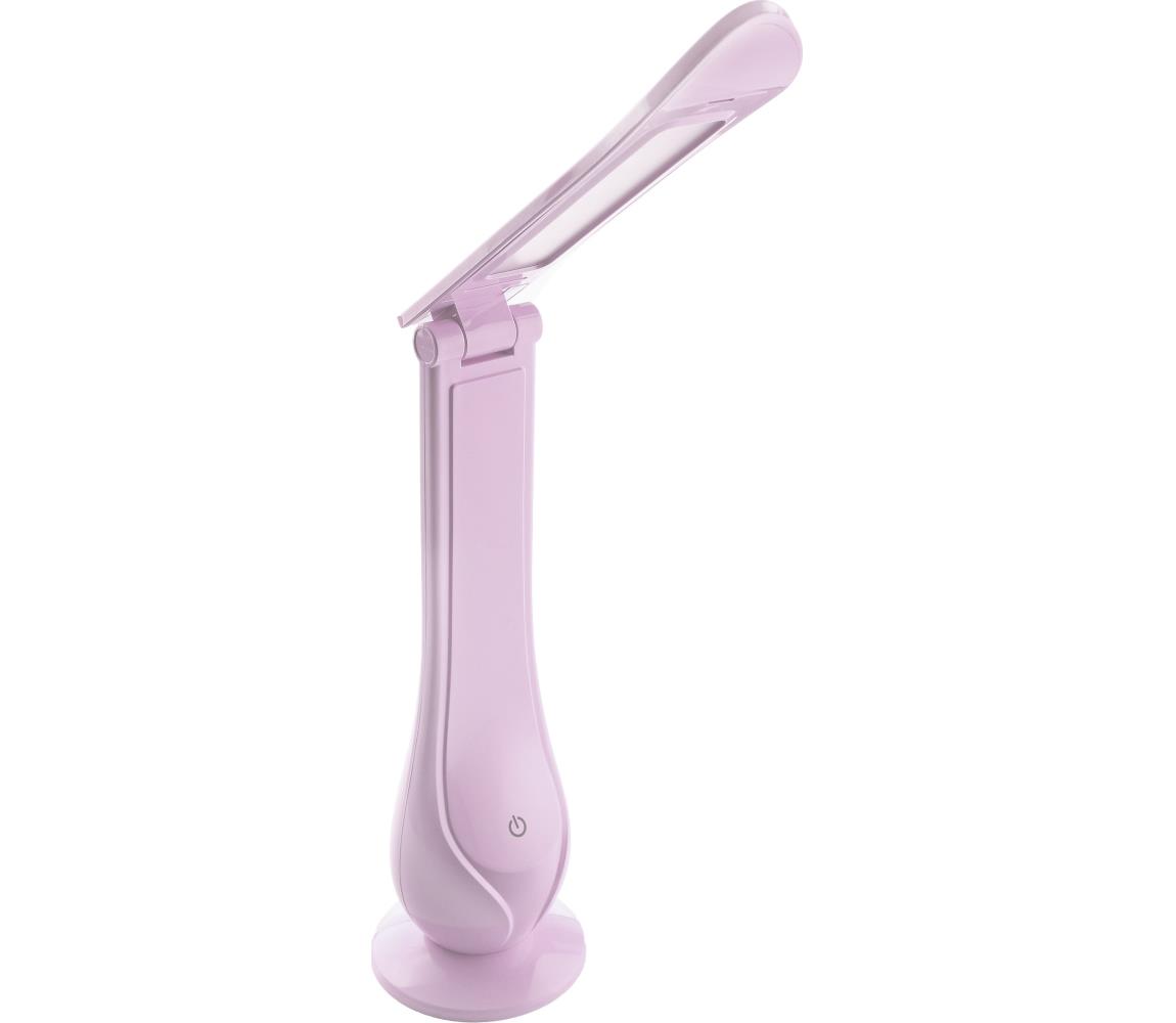 Milagro LED Nabíjecí stolní lampa LILLY LED/4W/5V 1200 mAh růžová MI1114