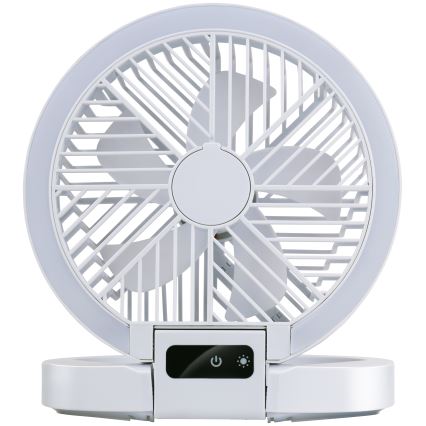 LED Nabíjecí stolní ventilátor 3,7V 1200 mAh