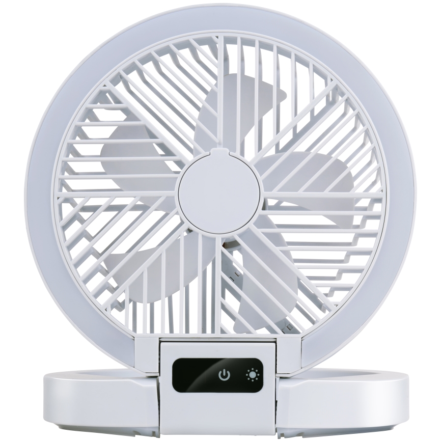 LED Nabíjecí stolní ventilátor 3,7V 1200 mAh