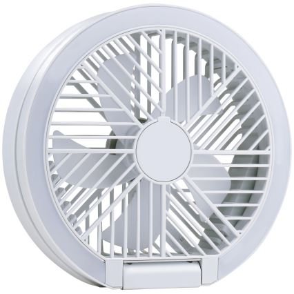 LED Nabíjecí stolní ventilátor 3,7V 1200 mAh