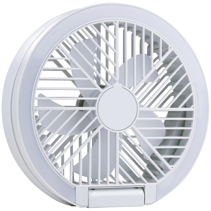 LED Nabíjecí stolní ventilátor 3,7V 1200 mAh