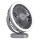 LED Nabíjecí stolní ventilátor s LED osvětlením LED/3W/5V USB 2400 mAh šedá