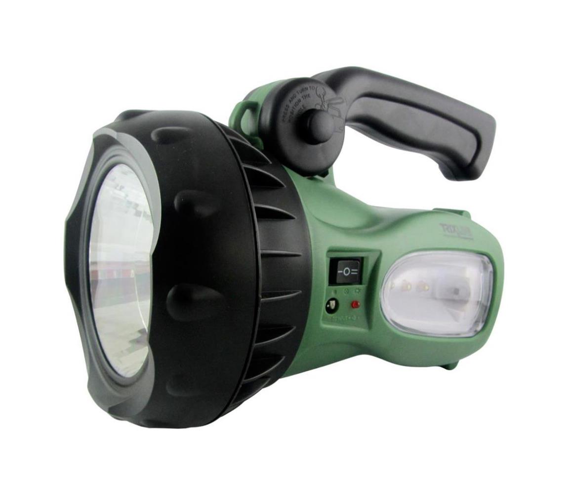 Baterie centrum LED Nabíjecí svítilna LED/1W zelená BC0199