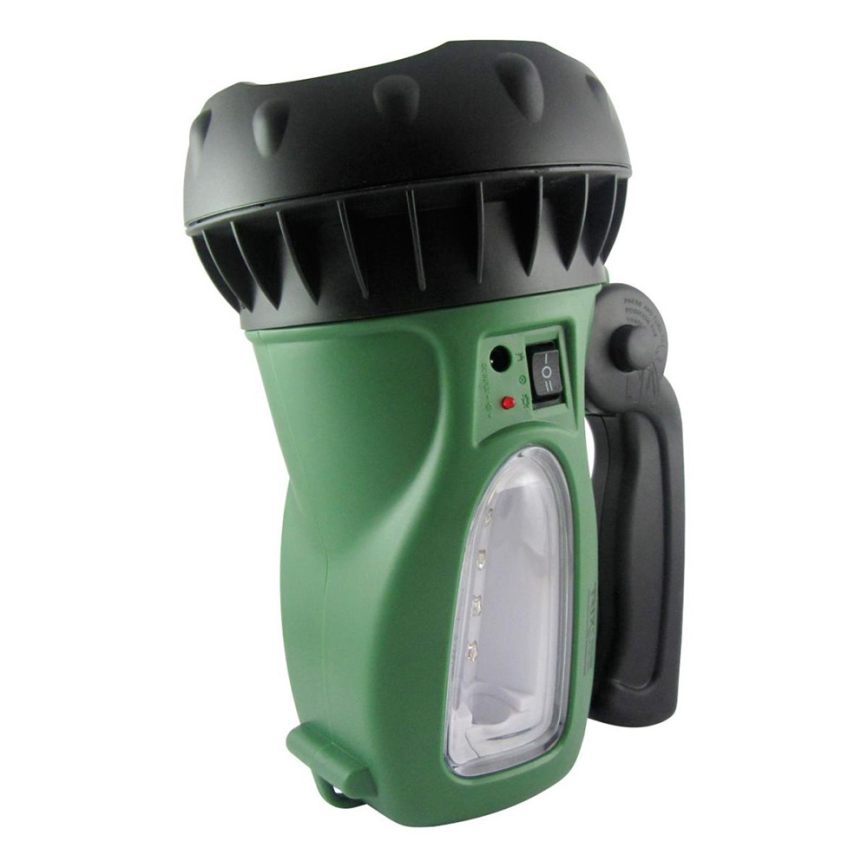 LED Nabíjecí svítilna LED/1W zelená