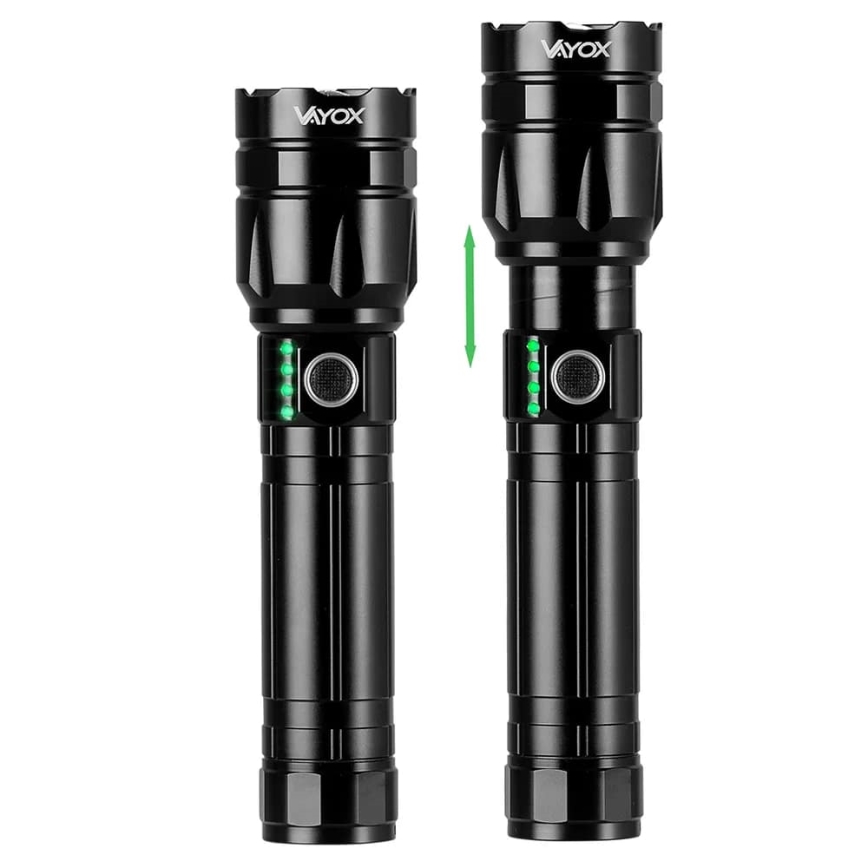 LED Stmívatelná nabíjecí svítilna s funkcí powerbanky LED/30W/5V IPX5 1060 lm 5000 mAh