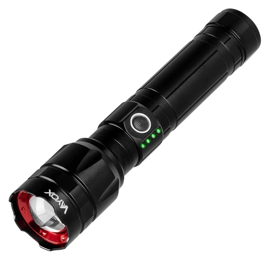 LED Stmívatelná nabíjecí svítilna s funkcí powerbanky LED/30W/5V IPX5 1060 lm 5000 mAh