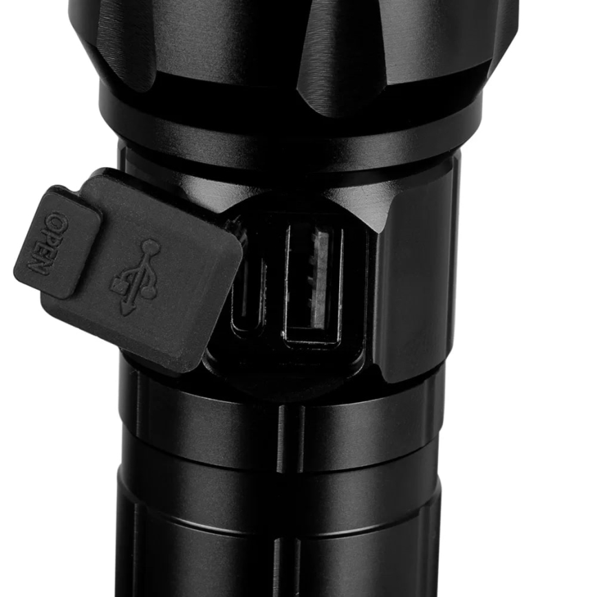 LED Stmívatelná nabíjecí svítilna s funkcí powerbanky LED/30W/5V IPX5 1060 lm 5000 mAh